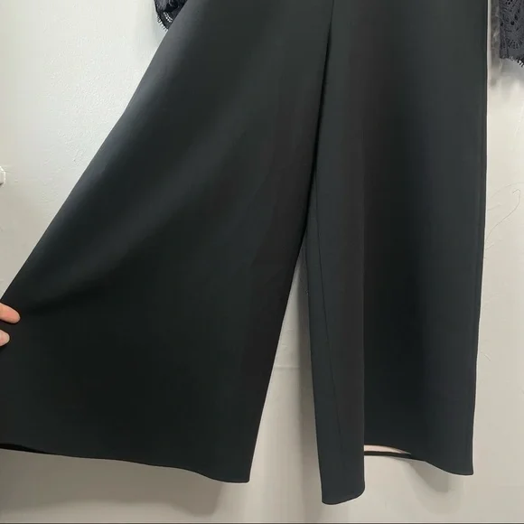 BCBGMAXAZRIA Black V-Neck Bell Sleeve Jumpsuit - Picture 5 of 10